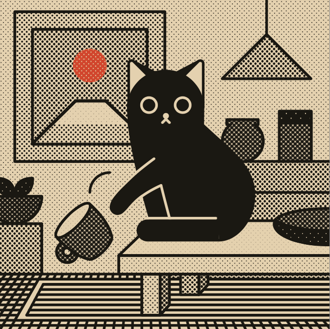 Cat vs. Mug