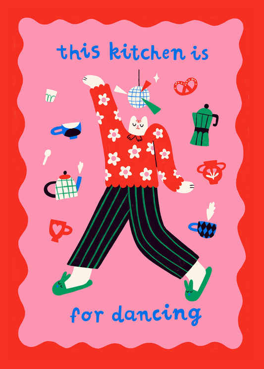 This kitchen is for dancing