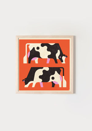 Orange Cows