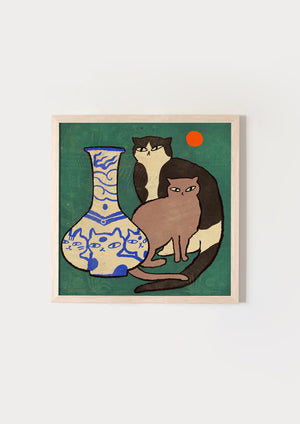 Cat still life