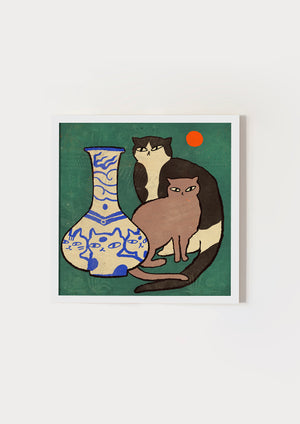 Cat still life
