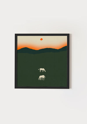 Horses at dawn