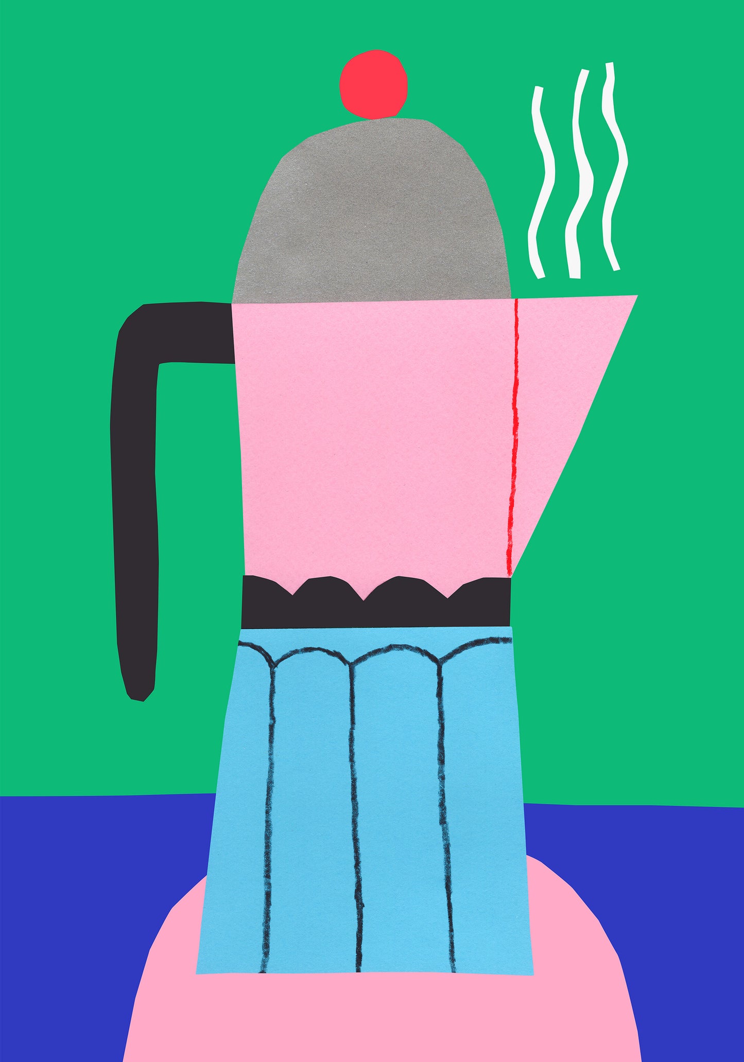 Steaming Coffee Maker