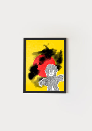 Sunset monkey