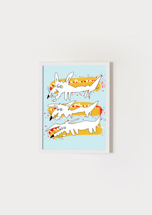 Angry hotdogs